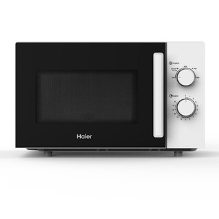 Haier เตาอบ ไมโครเวฟ รุ่น HMW - M2301W ขนาด 23 ลิตร 800 วัตต์ ปรับไฟได้ถึง 6 ระดับ ปุ่มเมนูแบบลูกบิด ประกันศูนย์ 1 ปี