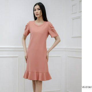 AMILA Dress VE-D1361 by VERONIQA สูทติ้งวูล แขนสั้น IGPU23-1