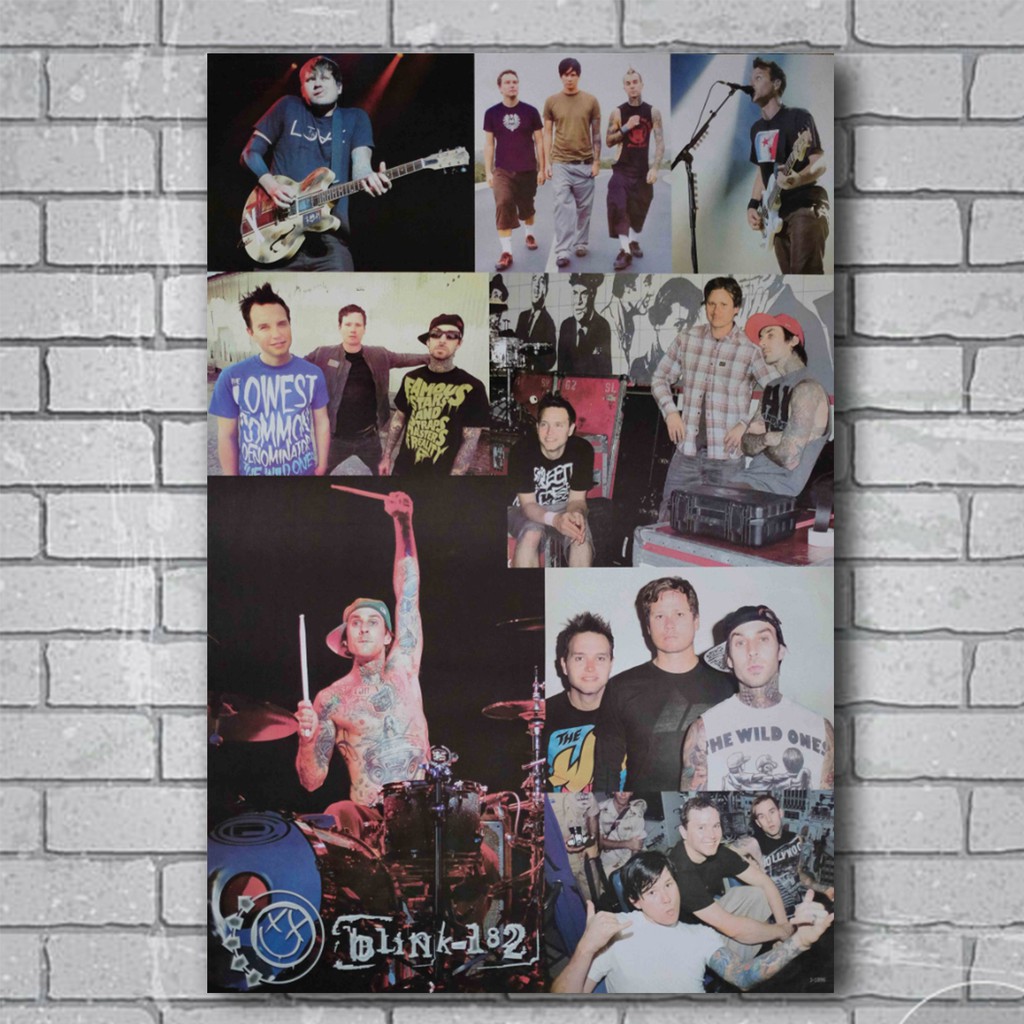 โปสเตอร์-วง-ดนตรี-blink-182-บลิงก์-182-ภาพวงดนตรี-โปสเตอร์ติดผนัง-โปสเตอร์สวยๆ-poster