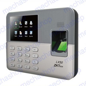 เครื่องสแกนลายนิ้วมือ-tft-2-8inch-zk-lx50-fingerprint-time-attendance-clock-recorder-employee