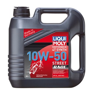 LIQUI MOLY MOTORBIKE 4T SYNTH 10W-50 STREET RACE 4ลิตร