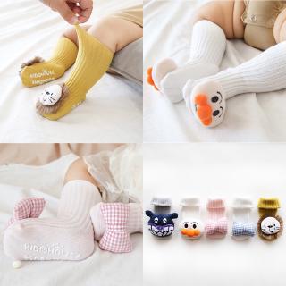 1-3 Years Baby Lovely Cartoon Socks Kids Girls Boys Cotton Soft Long Socks 5 Colors ถุงเท้า