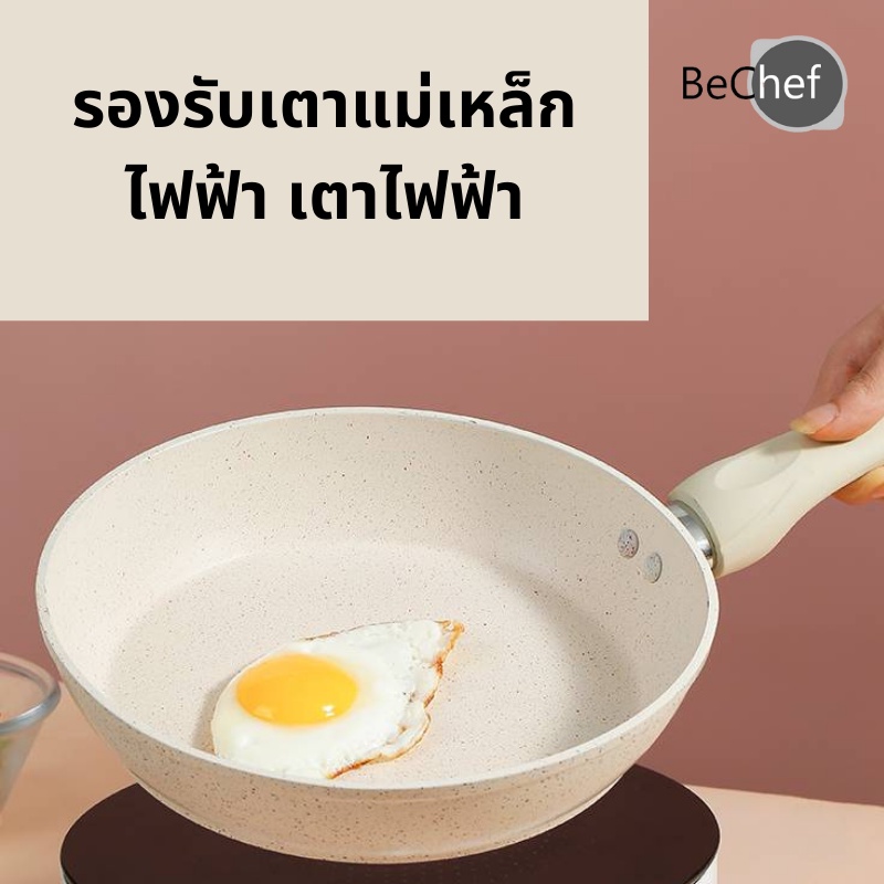 กระทะเคลือบเซรามิก-กระทะเซรามิค-กระทะ-nonstick-ไม่ติดกระทะ-สามรถใช้กับเตาแม่เหล็กไฟฟ้าได้