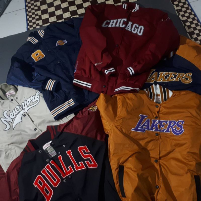 เสื้อแจ็กเก็ต-varsity-lakers-chicago-bulls-yankees-celtics-คุณภาพดี