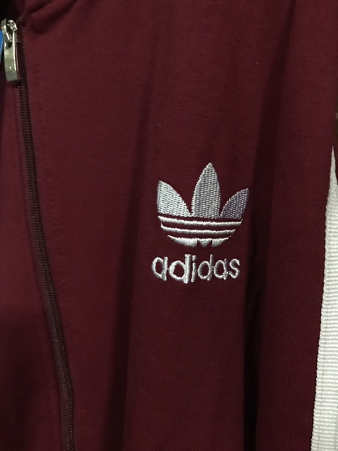 adidas-jacket-สีแดงเลือดหมู-ไซส์m-ส่งฟรีems