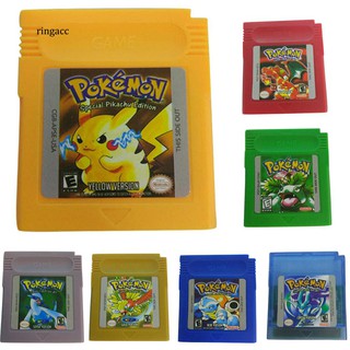 ภาพหน้าปกสินค้า【 RAC 】 เกมสำหรับ Nintendo Pokemon GBC Game Boy Color Version Console ที่เกี่ยวข้อง