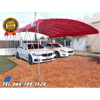 เต็นท์จอดรถสำเร็จรูป CARSBRELLA รุ่น TWIN A สําหรับรถยนต์ จอดรถได้ 2 - 3 คัน