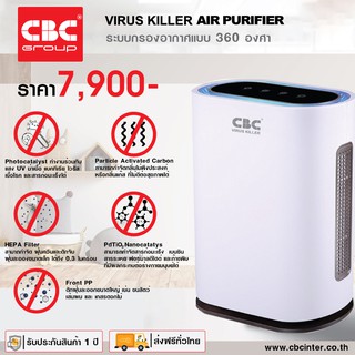 เครื่องฟอกอากาศ Air Purifier   Virus Killer รุ่น GL-FS32 Nano แถมหลอดไฟ LED 5W 12 หลอด