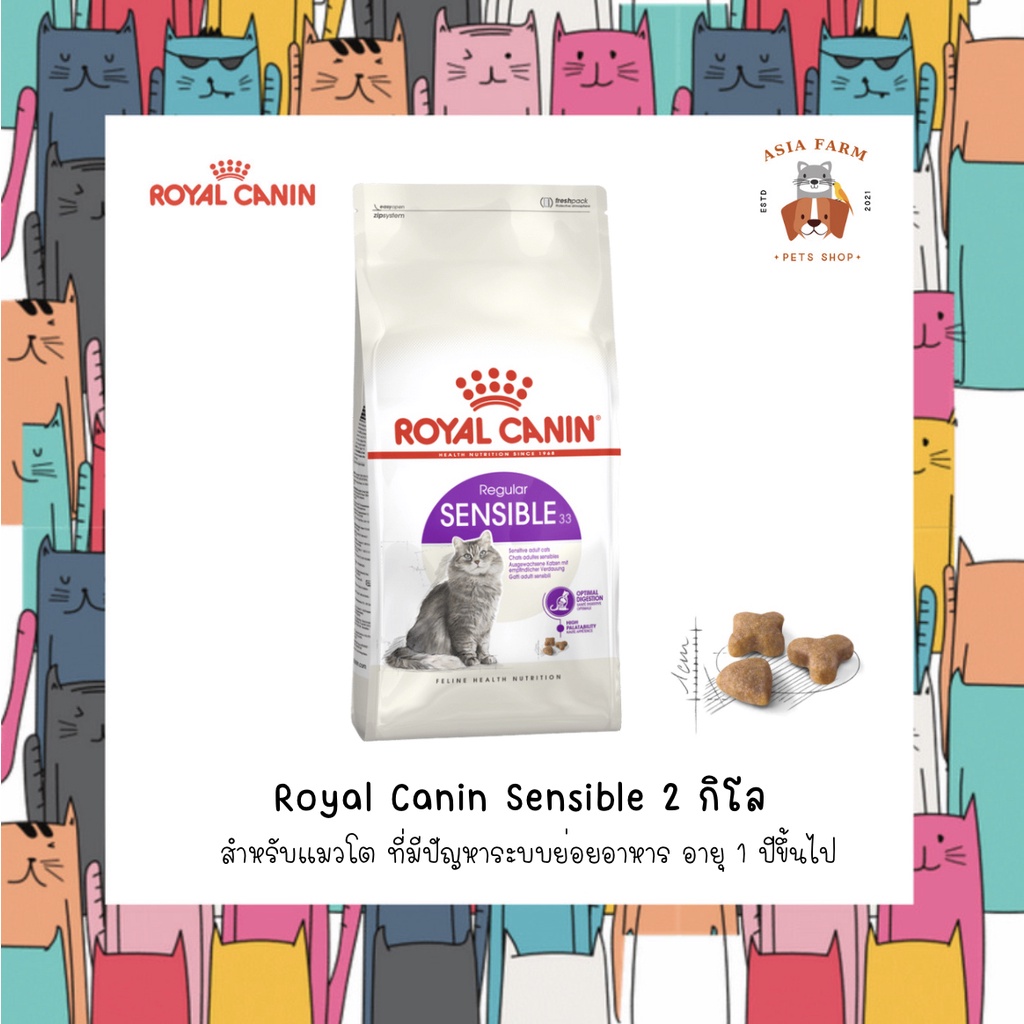อาหารแมวเม็ด โรยัลคานิน สำหรับแมว ที่มีปัญหาระบบย่อยอาหาร Royal Canin ...