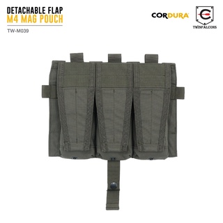 Detachable Flap M4 Mag Pouch ( Twinfalcons ) [ TW-M039 ]