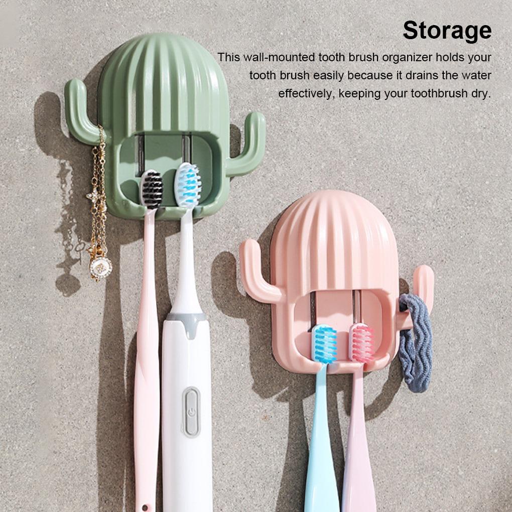 Toothbrush Holder Suction Cup Wall Bathroom Universal Tooth Brush