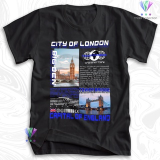 เสื้อยืด พิมพ์ลาย Indonesian Explore City Of London Tower Bridge สําหรับผู้ชาย | เสื้อยืด ลายวัฒนธรรมปีนเขากลางแจ้ง