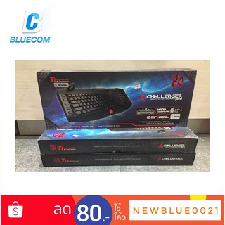 KEYBOARD Tt ESPORTS CHALLENGER PRO (RED LED) (EN/TH) (ประกัน 1 เดือน)