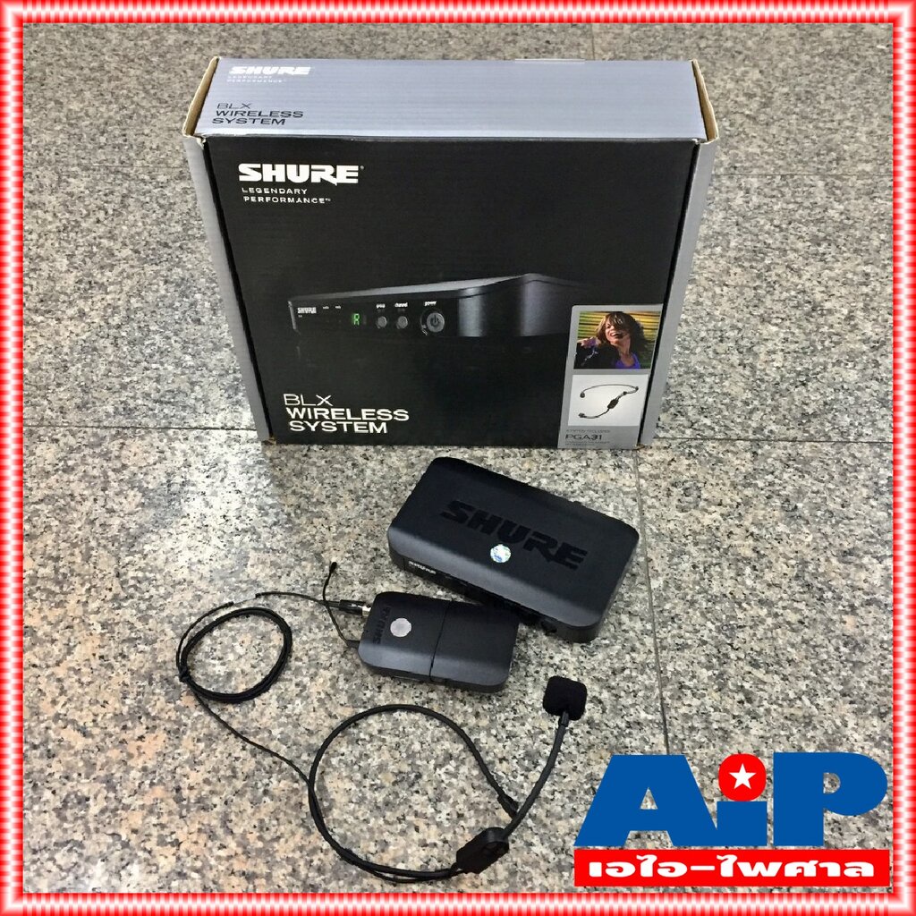 shure-blx14a-p31-m19-ไมค์ลอยคาดหัว-ไมค์ไร้สายคาดศรีษะเดี่ยว-ย่าน-uhf-blx-14a-p31-q12-blx14a-p31-m19-blx-14a-p31-m19