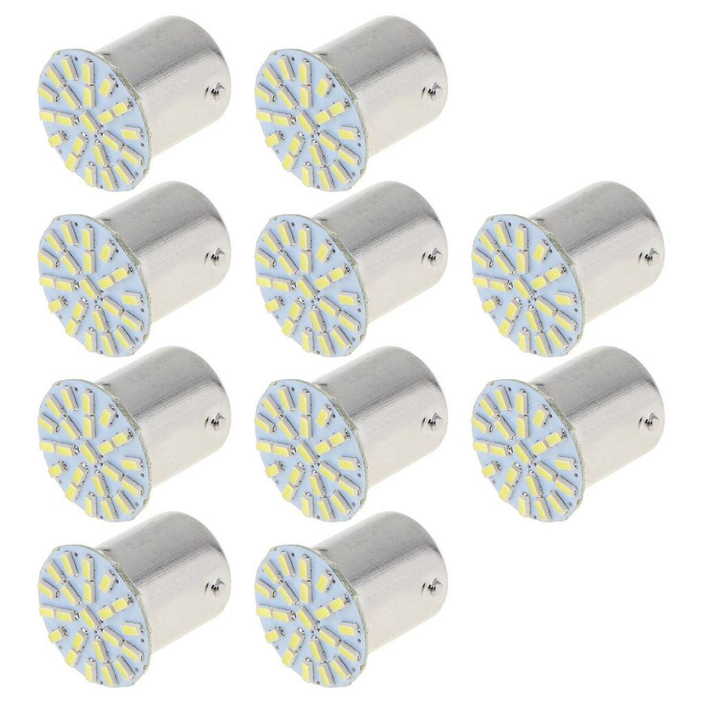 10-ชิ้น-สัญญาณไฟเลี้ยวสำรอง-12v-4w-1156-22-smd-led-สำหรับรถยนต์