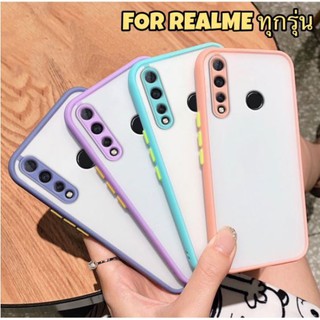 เคส Realme 5i / 5s / 5 / 6i / 6 เคสขอบสีกันกล้อง