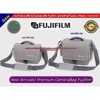 กระเป๋ากล้องแฟชั่นรุ่นใหม่ล่าสุด ยี่ห้อ Fujifilm สะพายข้างผ้าในล่อน พร้อมส่ง 2 ขนาด มือ 1