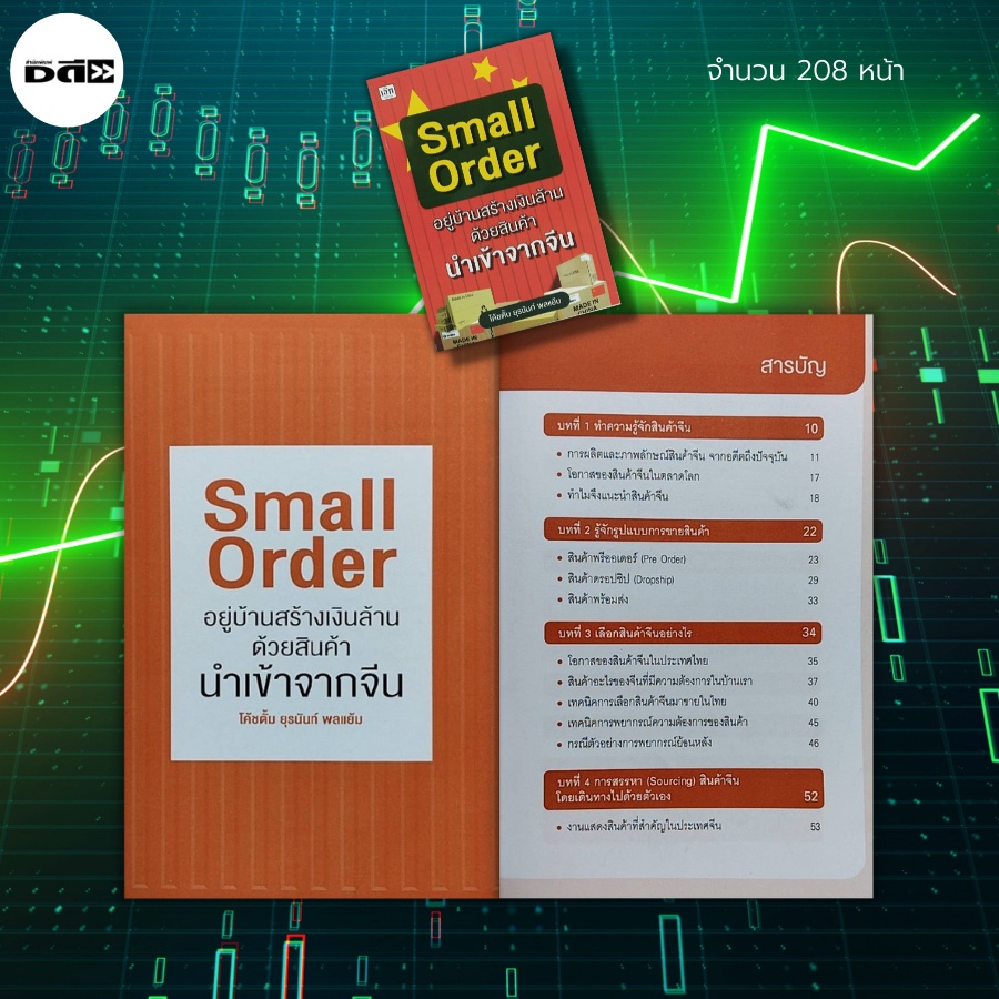 หนังสือ-small-order-อยู่บ้านสร้างเงินล้านด้วย-สินค้านำเข้าจากจีน-ขายของออนไลน์-สินค้าจากจีน-สินค้าพรีออเดอร์-ดรอปชิป