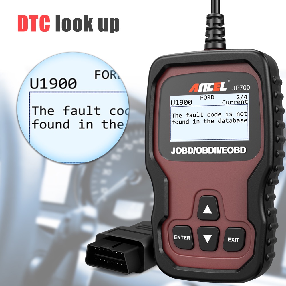 ANCEL JP700 OBD2 Scanner Code Reader – Diagnostic Scan Tool, Check Engine, JOBD/EOBD, 5-Year Warranty