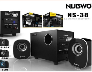 37_yy NUBWO ลำโพง bluetooth รุ่น Ns 38 ปรับเบสได้ Speaker Set ลำโพงคอม ลำโพงบลูทูธ