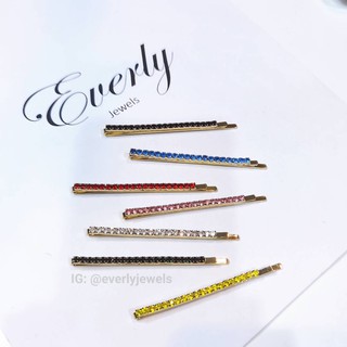 กิ๊ฟติดผม เพชรCZ หลากสี Hairpins Hair Clips พร้อมส่ง!