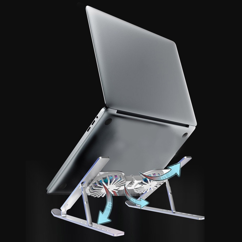 new-laptop-holder-bracket-aluminum-alloy-folding-stand-2-cooling-fans-heat-dissipation-brackets-rack