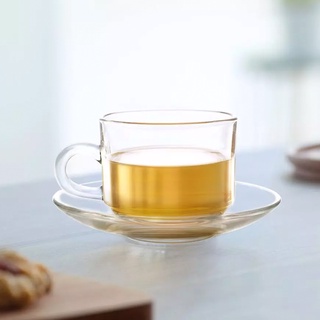 AMORN - (Ocean) P00271 Tea Saucer [1กล่อง(6ใบ)] -จานรองแก้ว จานโอเชี่ยนกลาส 5 นิ้ว Tea Saucer 5"