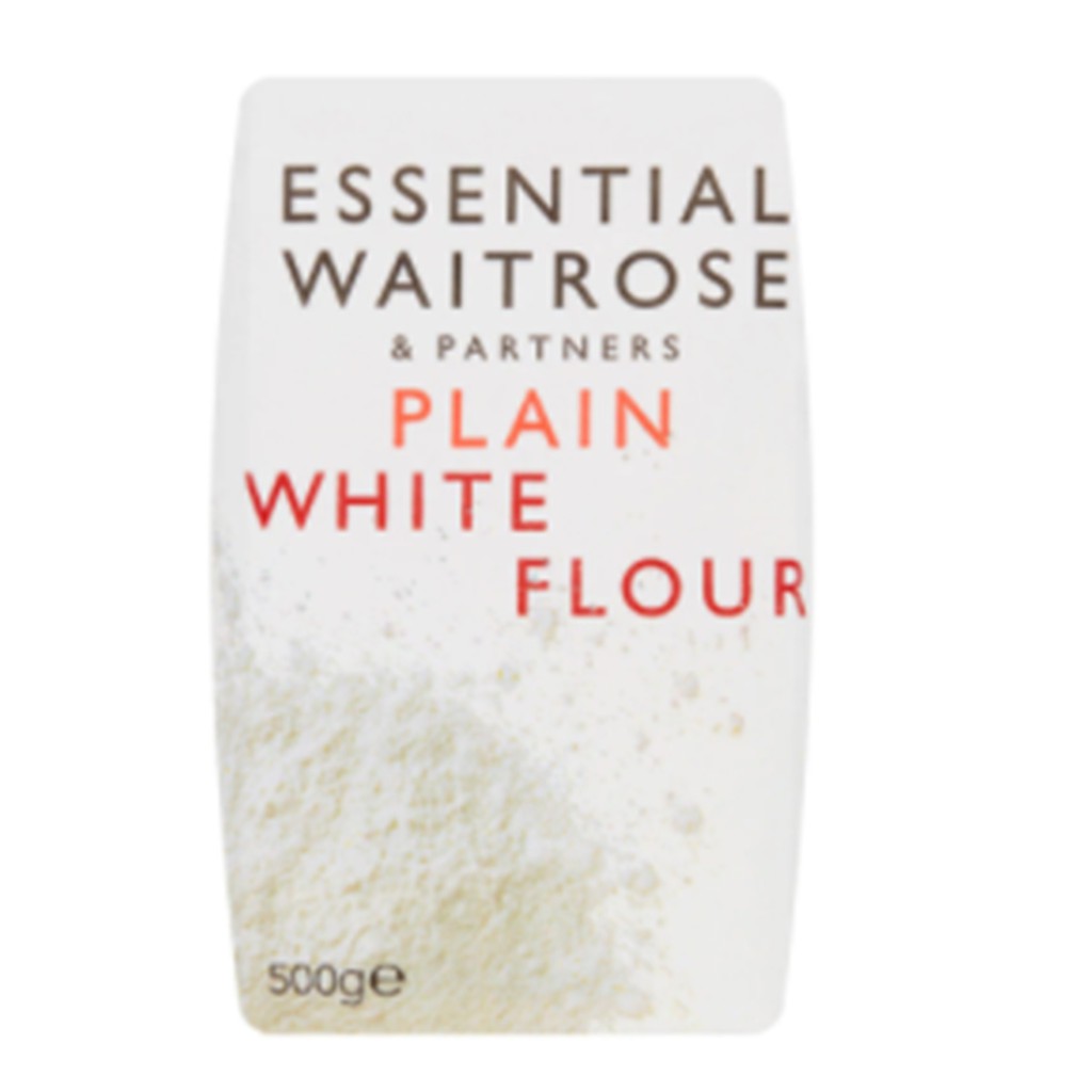 Essential Waitrose Plain White Flour 500g.Cake Bakery Pizza Roti เอสเซน