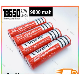 สินค้า Di shop 4ก้อน UltraFire 9900 mAH 18650 Rechargeable lithium Li-ion Battery ถ่านชาร์จ ถ่านไฟฉาย แบตเตอรี่ อเนกประสงค์ ขนา