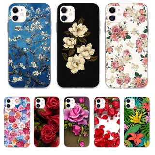 เคสโทรศัพท์มือถือซิลิโคน ลายดอกไม้ สีสันสดใส สําหรับ OPPO A76 A96 A16E A57 2022
