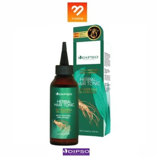 DIPSO Herbal Hair Tonic Anti-Hair Faall Oil Control ดิ๊พโซ่ เฮอร์เบิล แฮร์ โทนิค 100 ml. ลดร่วง ลดผมมัน แก้คัน ขจัดรังแค