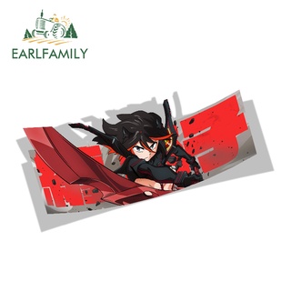 Earlfamily สติกเกอร์รูปลอก ลายการ์ตูนอนิเมะ Ruko Matoi Kill La Kill Slap ขนาด 13 ซม. x 6 ซม. สําหรับติดตกแต่งรถยนต์ ตู้เย็น รถจักรยานยนต์