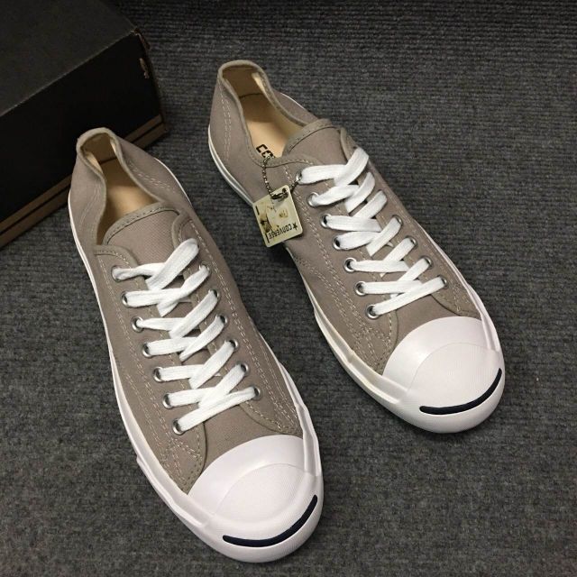 converse-purcell-jack-สีเทา-ฟรีกล่อง