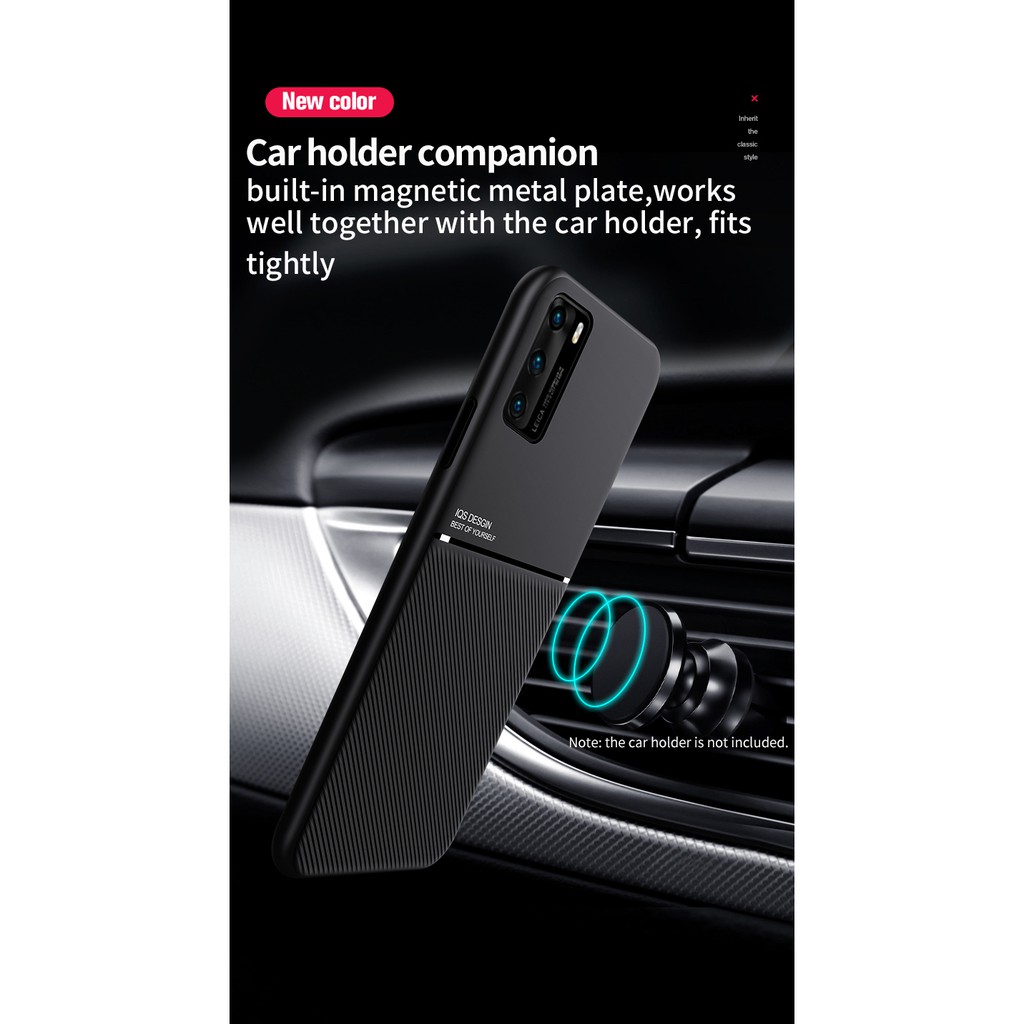 huawei-p40-p30-p20-pro-lite-p20pro-p20lite-p30pro-p40pro-p40lite-5g-4g-โทรศัพท์-matte-หนังเคสแม่เหล็กป้องกันการกระแทกกลับนุ่มปลอก