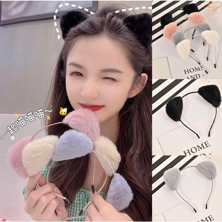 พร้อมส่ง‼️ ที่คาดผมมีหู น่ารัก ตรงหูเป็นขนๆฟูๆนิ่มๆค่ะ น้ำหนักเบาใส่สบาย 💋