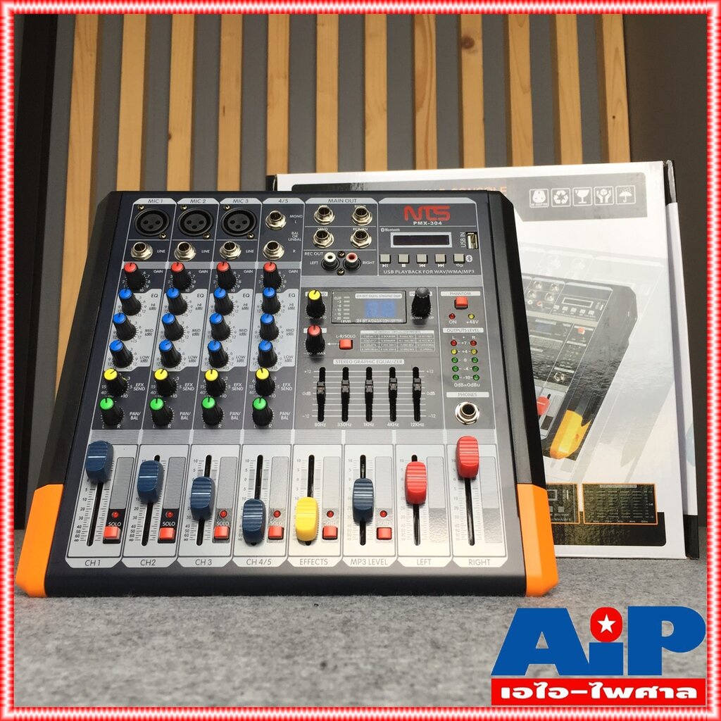 nts-pmx304-power-mixer-เอ็นทีเอส-pmx-304-pmx-304-เพาเวอร์-มิกเซอร์-powermixer-มิกมีแอมป์-ขับลำโพงได้เเลย-เอไอ-ไพศาล