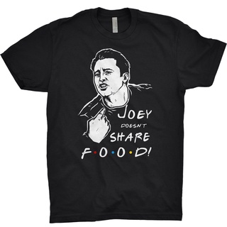 ขายดี!ขายดี เสื้อยืดลําลอง แขนสั้น พิมพ์ลาย Joey Doesnt Share Food Pizza Fries Chandler Central Perk BJlfld32IOgcnk68S-