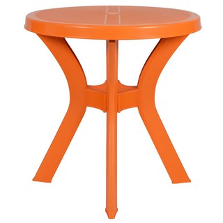 โต๊ะ เก้าอี้ โต๊ะพลาสติก PIONEER PN9143 สีส้ม เฟอร์นิเจอร์นอกบ้าน สวน อุปกรณ์ตกแต่ง PLASTIC TABLE PIONEER PN9143 ORANGE