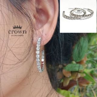 Gold hoop Earrings #ต่างหูห่วง ต่างหูเพชร เครื่องประดับ ต่างหูแฟชั่น