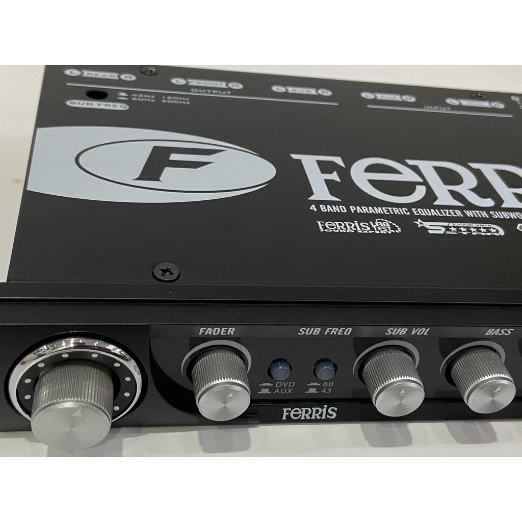 ปรีแอมป์-ferris-frx-414-4แบนด์-parametric-equalizer-เสียงดีใส-วอลุ่มกันฟุ่นอย่างดี-ของใหม่-ราคา-590บาท