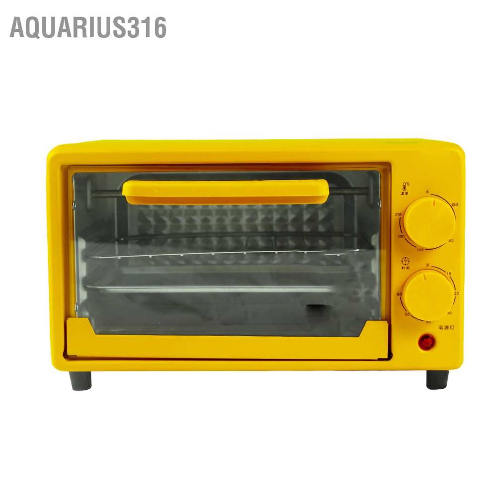 aquarius316เตาอบขนาดเล็กบ้านขายส่งขนาดเล็ก-12l-เตาอบขนาดเล็กมัลติฟังก์ชั่นเครื่องใช้อบของขวัญของขวัญสีเหลือง-f01-เวลาเป็ดสีเหลืองขนาดเล็ก