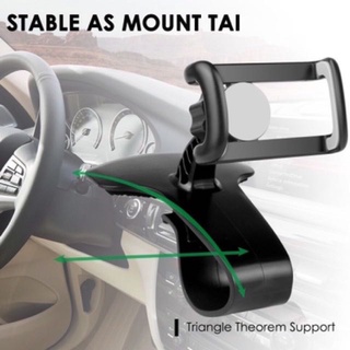 ที่วางโทรศัพท์ในรถ ที่ยึดมือถือในรถ แท่นวางโทรศัพท์ แบบหนีบ Car Phone Holder Clipที่วางโทรศัพท์ในช่องระบายอากาศรถยนต์YB2