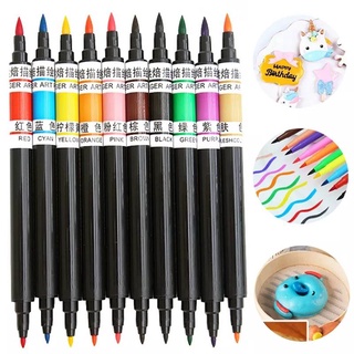 สินค้า ปากกาสีกินได้ ปากกาตกแต่ง  ปากกาเขียนฟองดอง  Food decorating pen แบบ 2 หัว