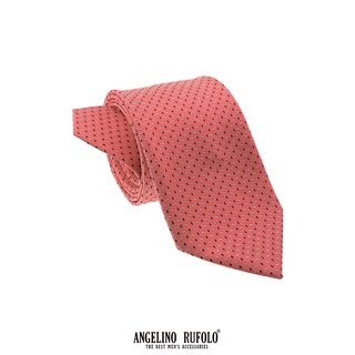 ANGELINO RUFOLO Necktie(NTM-จุด.รวม) เนคไทผ้าไหมทออิตาลี่คุณภาพเยี่ยม ดีไซน์ Dot สีเขียวมิ้นต์/เทา/โอรส/กรม/ชมพู/ฟ้า/ดำ