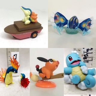 (แท้/มือ2) BANDAI Pokemon Scale World Johto Typhlosion,jenny turtle