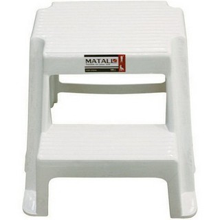 Plastic LADDER 2 Step White บันได  พลาสติก 2 ขั้น สีขาว บันไดสเต็ป บันได เครื่องมือช่างและฮาร์ดแวร์ Plastic LADDER 2 Ste