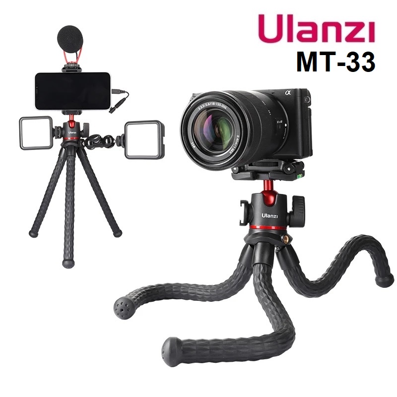 ulanzi-mt-33-ขาตั้งกล้อง-vlog-รูปปลาหมึก-แบบยืดหยุ่น-สําหรับสมาร์ทโฟน-dslr-gopro-dji-osmo-action-camera