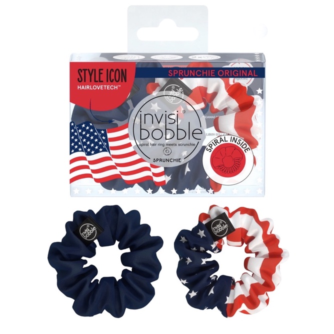 พร้อมส่ง-invisibobble-americana-sprunchie-แท้100