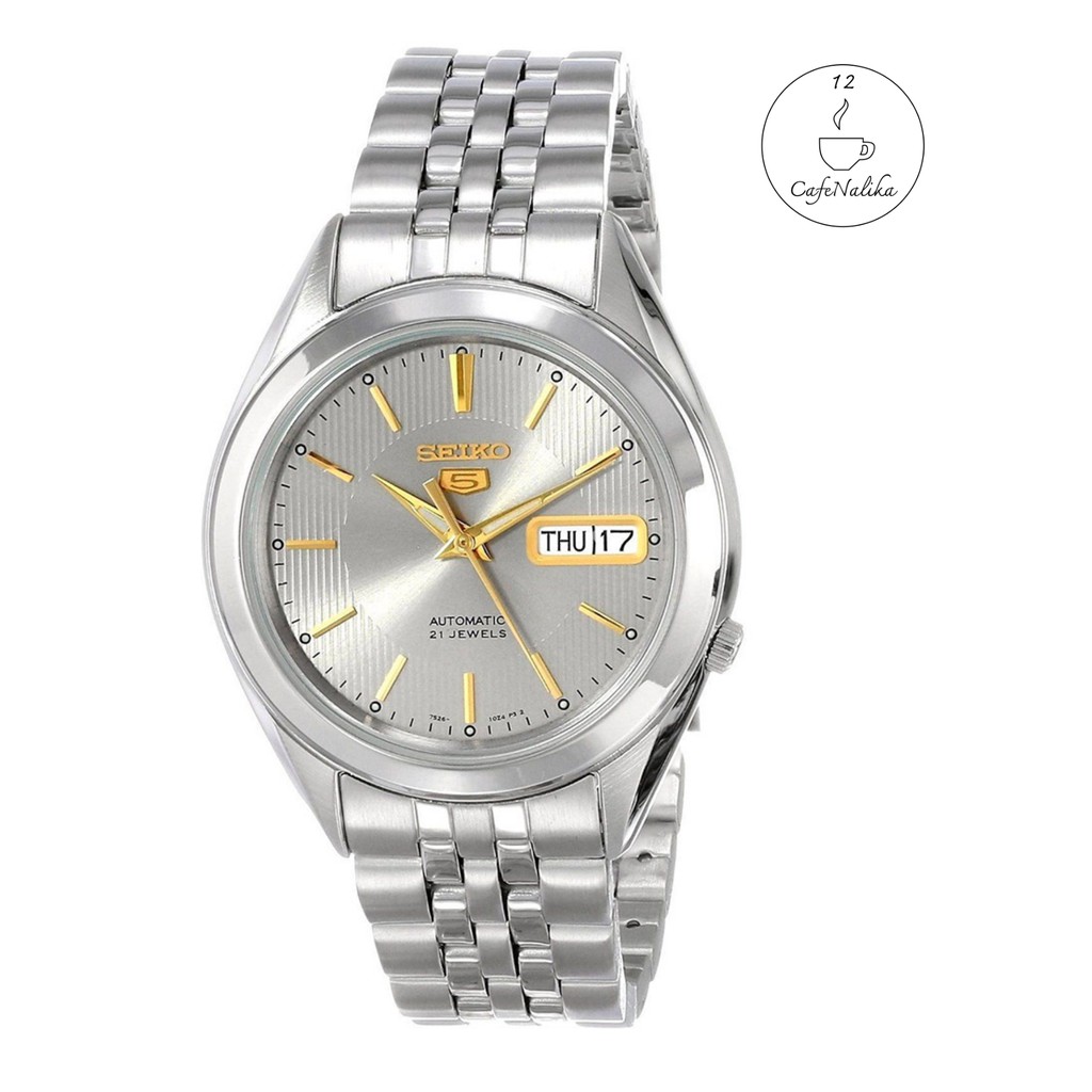 Seiko men's stainless sales steel watches