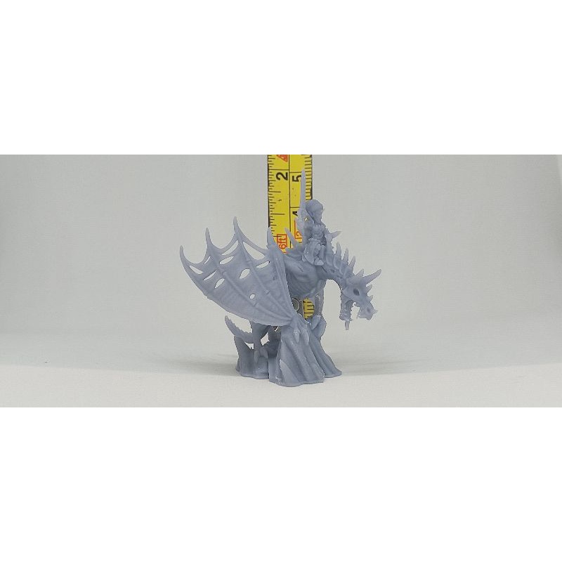 มีของพร้อมส่ง-3d-print-resin-forest-dragon-vampiric-undead-hero-on-winged-terrorx1-2